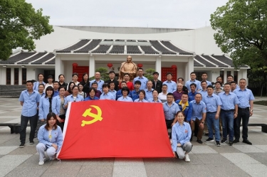 探寻红色精神  传承百年荣光 ——银河官方入口(中国)最新官网入口开展2021年度党史现场学习活动